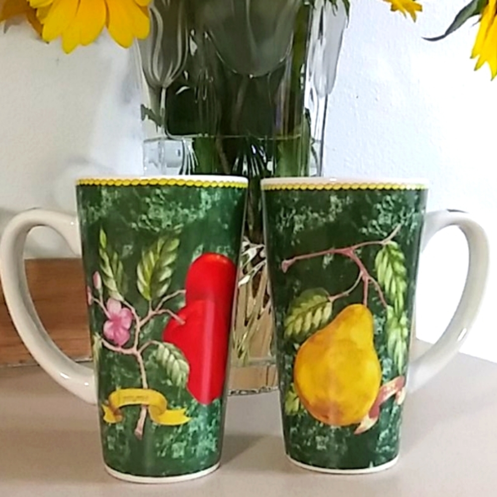 Mugs set: Apple & Pear